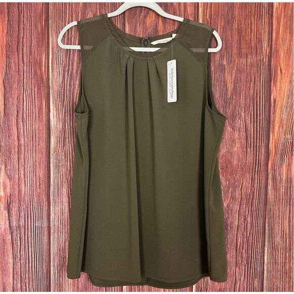 Soft Surroundings Tops - Soft Surroundings Teagan Tank Top Blouse Brown Sleeveless Size Large NWT‎